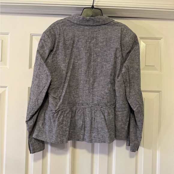 New York & Company Women's Heather Gray Blazer - Picture 3 of 4